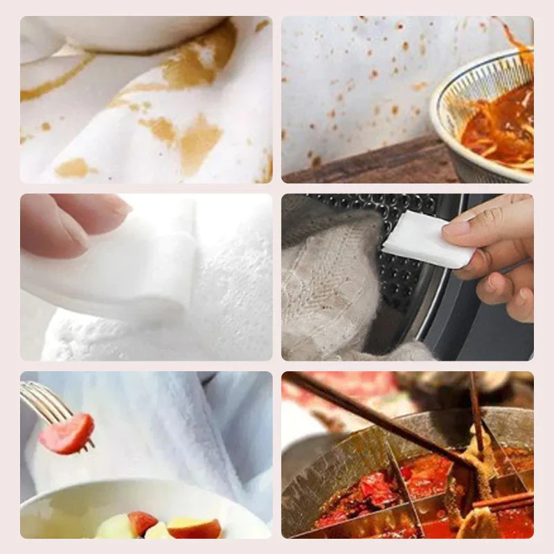 💞Buy 2 Get 3 Free (100 pcs)💞Stain Removal Wet Wipes