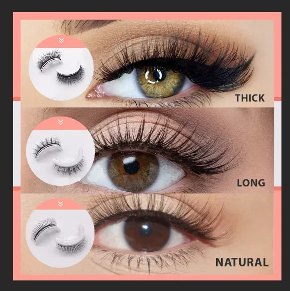 $7.99🔥WATERPROOF 🔥SELF-ADHESIVE EYELASHES