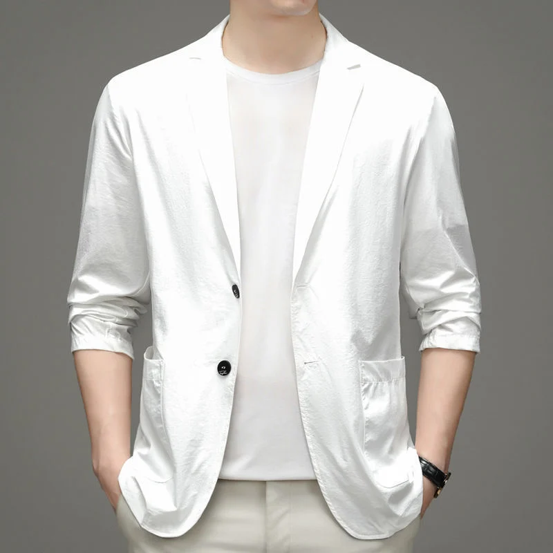Men's Business Stretch Ice Silk Suit