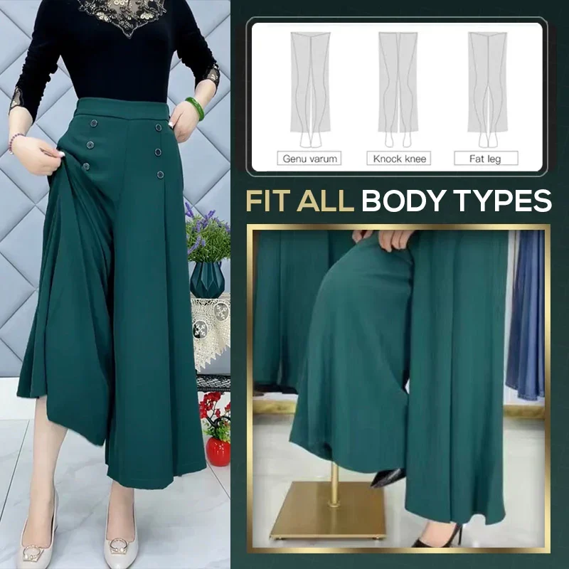 LAST DAY 69% OFF🔥- [Comfy and Cool] Stylish Pleated Wide-leg Pants